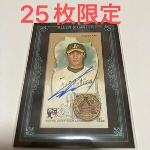 藤浪晋太郎 ルーキー 直筆サインカード 25枚限定 阪神タイガース 2023 TOPPS AUTO ●BBM EPOCH エポック