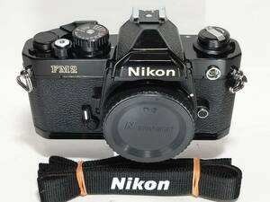 【美品／動作良好】 ニコン Nikon New FM2 ブラックボディー 所有欲を満たす1/4000sハニカムシャッター搭載の希少なNew FM2の逸品です#2269