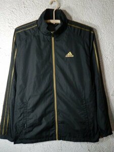 n8662　adidas clima proof　アディダス　クライマ　プルーフ　ジップ　ジャケット　ウィンドブレーカー　裏地あり　人気　