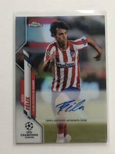 joao felix auto topps chrome atletico madrid Barcelona フェリックス