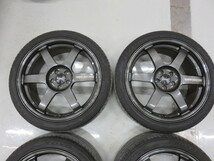 RAYS　レイズ　TE37　SAGA　S-plus　18インチ　8j　＋45　5H　PCD100　4本セット VOLK RACING ボルクレーシング GR86 86 ZN6 ZN8_画像3