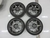 RAYS　レイズ　TE37　SAGA　S-plus　18インチ　8j　＋45　5H　PCD100　4本セット VOLK RACING ボルクレーシング GR86 86 ZN6 ZN8_画像1