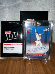 「49シリ M.ハリス2世 サインカード/On-Card Autograph # to 99 or Lower - Michael Harris II - 2023 MLB TOPPS NOW Card 984」ブレーブス