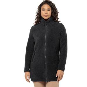 送料無料★即決新品Jack Wolfskin海外品★ジャックウルフスキン★レディース通気性ハイカラーシェルパフリースコート★日本サイズL相当