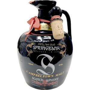 South Store 23-3423 [Unpotted] Spring Bank 12 лет 750 мл 43 % виски Campbell Town Scotch Pure Malt Springbank Scotch Whiskey