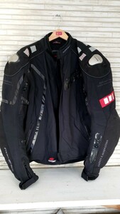 【BIGサイズ】コミネ ライディングジャケット　4XL チタニウム バイクウェア アウトラストインナー KOMINE 