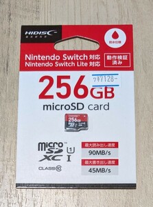 HIDISC microSD card microSDXC 256GB Switch Lite対応 マイクロSD カード SD Nintendo Switch対応 HDMCSDX