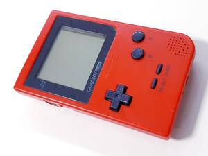 【動作確認済み】《訳あり》Nintendo 任天堂ＭＧＢ-001ゲームボーイポケット レッド本体