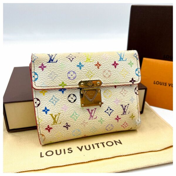 ルイヴィトン モノグラムマルチカラーポルトフォイユ コアラ 三つ折財布 LOUIS VUITTON レディース