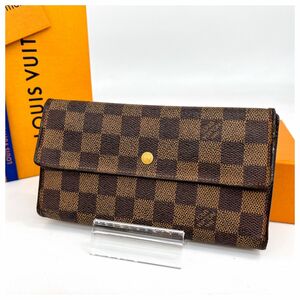 ルイヴィトン 　ポルトフォイユ サラ 　ダミエ 　長財布 LOUIS VUITTON