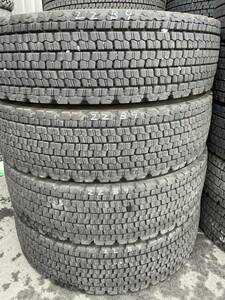 【バリ溝中古タイヤ大放出セール】225/90R17.5 4本【ブリヂストンスタッドレス2022年製】