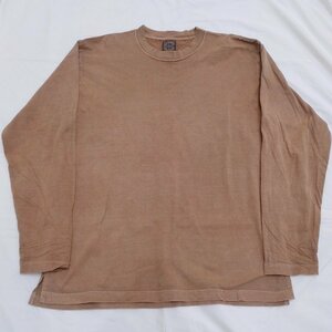 hobo　長袖 Tシャツ　サイズM　ブラウン　シンプル　ホーボー　HB-C3801