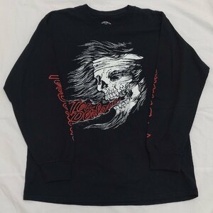 TENDERLOIN　長袖 Tシャツ　サイズM　ブラック　スカル　テンダーロイン　TEE L/S LH　Kセブン