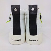 DIESEL　ハイカットスニーカー　サイズ26.5㎝　ホワイト　レザー　替え紐あり　箱あり　ディーゼル　S-DVELOWS_画像4