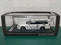 1/43 IGモデル限定 日産 ステージア 260RS WGNC34 パールホワイト 品番2077 エンジン付_画像1