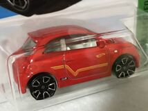 即決 ホットウィール FIAT 500e 赤 HotWheels フィアット 500 e HW GREEN SPEED チンクエチェント 未開封_画像4