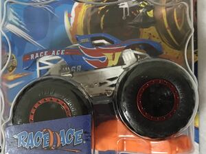 即決 ホットウィール RACE ACE 青 HotWheels レースエース MONSTER TRUCKS モンスタートラック モントラ 未開封