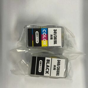 キヤノンBC-340/360XLBKとBC-341/361XL 染料 4色セット 詰替えインク