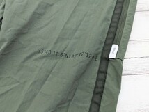 美品 WTAPS ダブルタップス INCOM TROUSERS NYCO WEATHER トラックパンツ OLIVE DRAB オリーブ 212BRDT-PTM03 コットン ナイロン_画像4