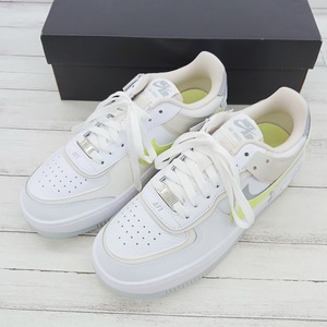 未使用品 Nike WMNS Air Force 1 Shadow Neon/Yellow Swooshes FB7582-100 ナイキ ウィメンズ エアフォース AF1 シャドウ ネオン