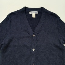 COMME des GARCONS SHIRT コムデギャルソン カーディガン ネイビー ウール サイズM イタリア製 W23626_画像3