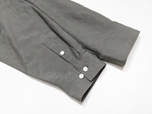 ∀ 美品 visvim ビズビム 22SS INGALL II SHIRT L/S インガル 長袖シャツ OLIVE オリーブ 0122105011004 ウール リネン 定価63800円_画像8