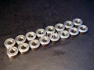 ^+A TAMIYA Tamiya WR-02 WR02 chassis wild Willie 2 metal seal ball bearing 16 piece set 1150x16 piece new goods 