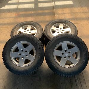 265/70R17 ジープ　Jeep ラングラー　純正ホイール　ヨコハマ　ジオランダー I/T-S 17×7.5J オフセット44.45 PCD127