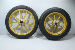  б/у спорт Star 08*~21* соглашение GLIDE 9S Gold кованый колесо передний и задний (до и после) 