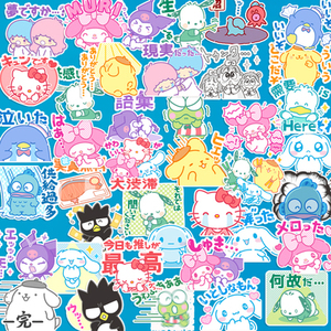 40 sheets .ta. Sanrio character zB waterproof sticker seal 