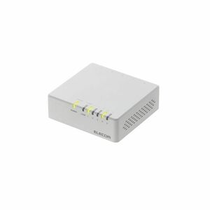 エレコム スイッチングハブ 5ポート 10/100Mbps マグネット付き AC電源 EHC-F05PA-JW