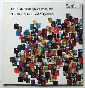 ◆ LEE KONITZ Plays the GERRY MULLIGAN Quartet , CHET BAKER ◆ World Pacific PJM-406 (blue:dg) ◆