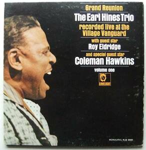 ◆ EARL HINES Trio - ROY ELDRIDGE - COLEMAN HAWKINS / Grand Reunion ◆ Limelight LM 82020 (green:dg) ◆