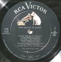 ◆ RUBY BRAFF / Hi-Fi Salute to Bunny ◆ RCA LPM-1510 (dog:dg) ◆ W_画像3