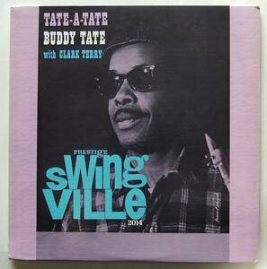 ◆ BUDDY TATE with CLARK TERRY / Tate-A-Tate ◆ Swingville SVLP 2014 (red:dg:RVG:AB) ◆