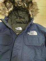 【新品】【1円～☆】定価約6.0万 ノースフェイス THE NORTH FACE MCMURDO JACKET マクマード ボンバー ダウンジャケット 紺 US:Mサイズ_画像3