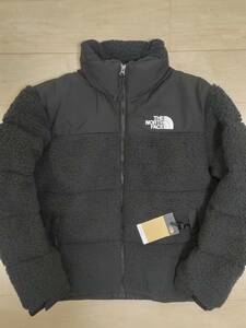 【新品】【1円～☆】定価約7.0万 ノースフェイス THE NORTH FACE ヌプシ ダウンジャケット ボア もこもこ Nuptse JKT ブラック US:Mサイズ