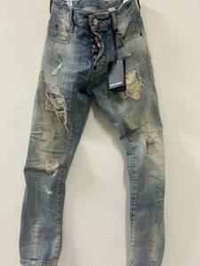 10000 иен .. прямые продажи подлинный товар размер 42 Tidy biker jean Dsquared Biker S71LB0087 штат служащих Inter National с биркой 