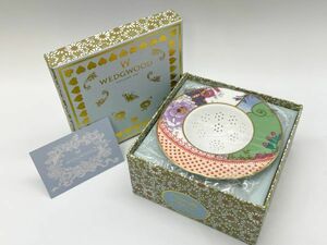 【未使用】Wedgwood ウェッジウッド バタフライブルーム ティーストレーナー 茶漉し 食器 箱付き