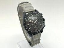 １円～ オメガ × スウォッチ OMEGA × swatch ミッション トゥ マーキュリー スピードマスター ムーンスウォッチ 【稼働美品】_画像4