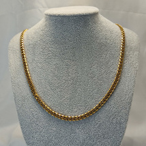 1円スタート Necklace 18k Gold Plated チェーン 喜平 金ネックレス メンズ レディース ネックレス 301_画像3