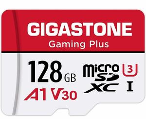 Gigastone マイクロsdカード 128GB Nintendo Switch動作確認済 転送速度100MB/S 高速 