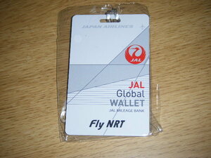 【新品未使用・非売品】JAL 日本航空 JAL GLOBAL WALLET NRT 成田空港限定ネームタグ 1個