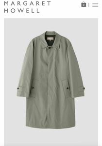 [ beautiful goods * free shipping ] Margaret Howell XL size turn-down collar coat 