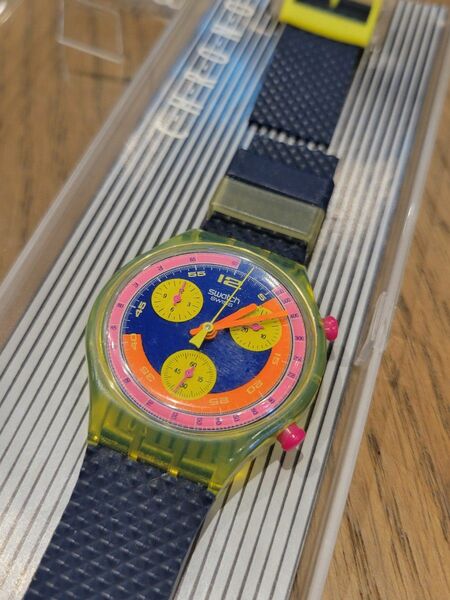 スウォッチ SWATCH グランプリ grandprix クロノグラフ