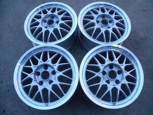 PCD114.3 BBS RG169 RG171 メッシュ 軽量 7j/+45 8j/+45 ハブ約60㎜ 4本セット! 中古 旧車 ドリ車