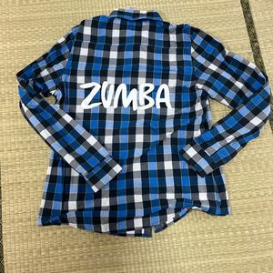 ZUMBAズンバ　ブルーシャツ　Sサイズ