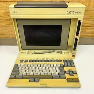 ジャンク 通電OK 富士通 FUJITSU ワープロ ワードプロセッサ オアシス OASYS30-AX301！