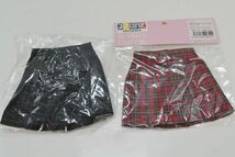 (65S 1107G14) 1円～ 未使用 Azone アゾン ドール60cm用 洋服 3セット チャイナ服 チェックスカート まとめて 着せ替え人形_画像6