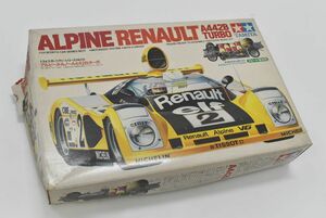 (682M 1218G14) 1円～ 未組立品 TAMIYA タミヤ1/24 アルピーヌ ルノーA442Bターボ スポーツカーシリーズNo11 プラモデル 当時物